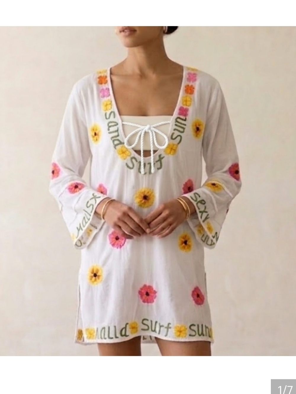 Letarte Shake Your Shaka Cover Up Size M / L - Picture 10 of 12